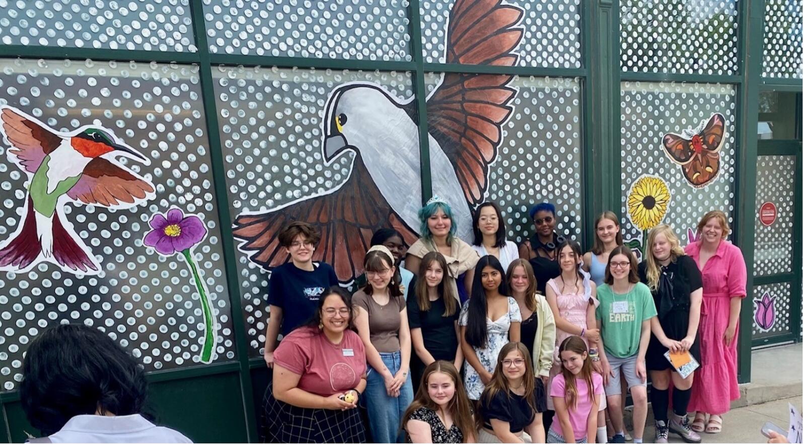 Buzz lab students