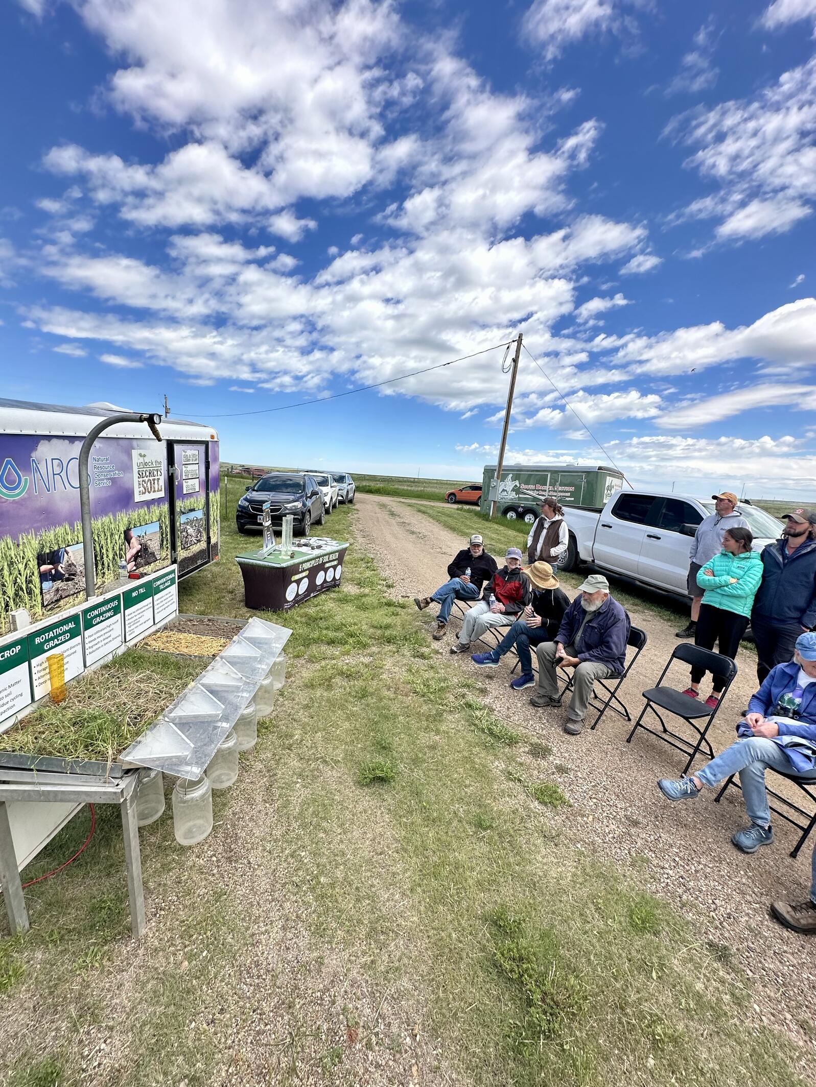 South Dakota Grasslands Coalition’s Annual Bird Tour at Cheyenne River Ranch. Jilian Jones/Cheyenne River Ranch.